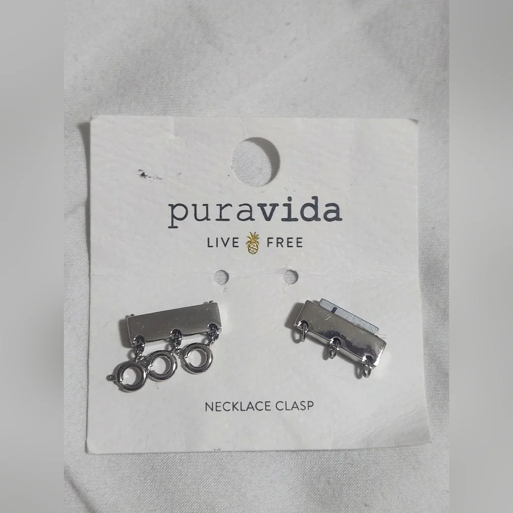 Pura Vida Silver Necklace Clasp - Picture 2 of 3